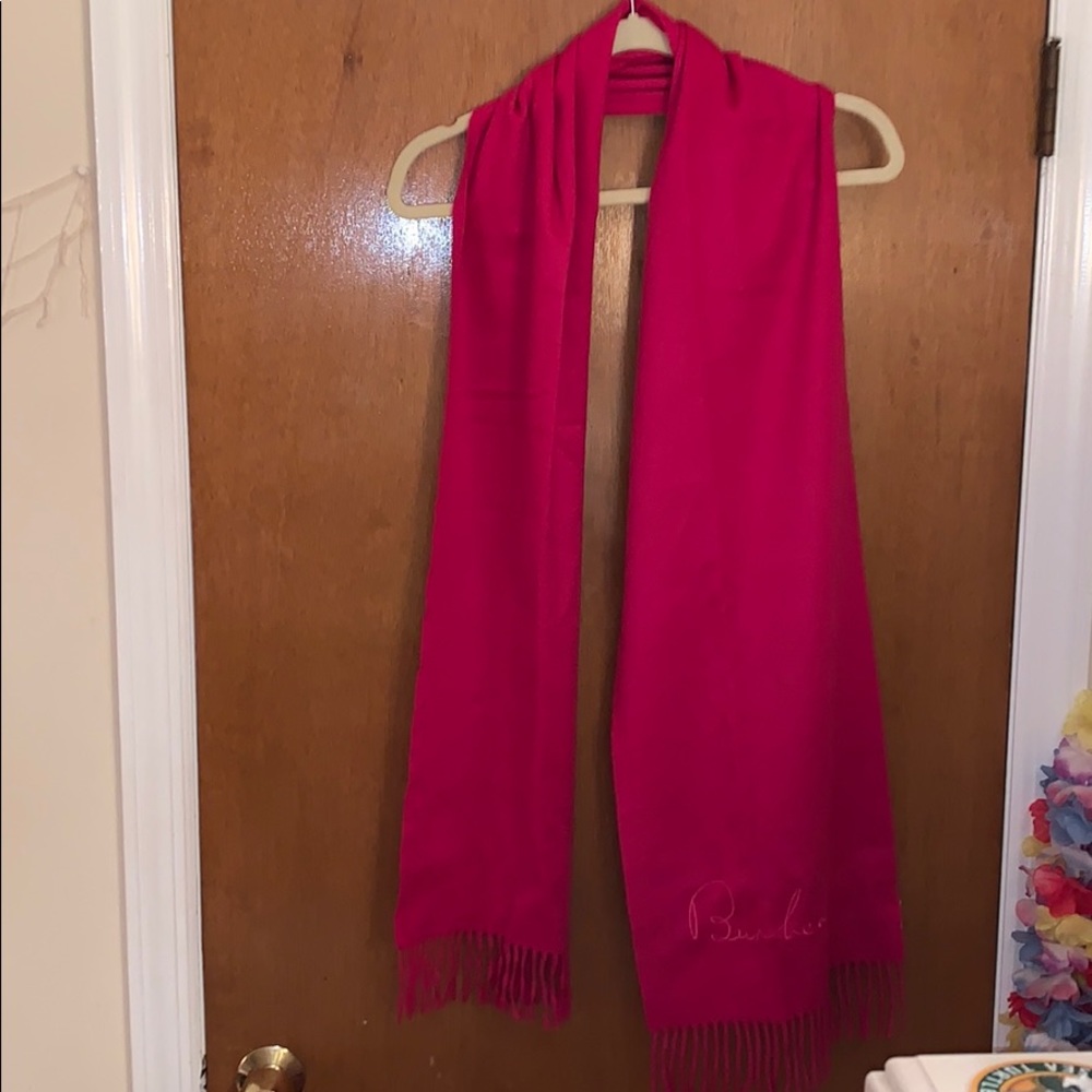 Burberry cashmere pink scarf